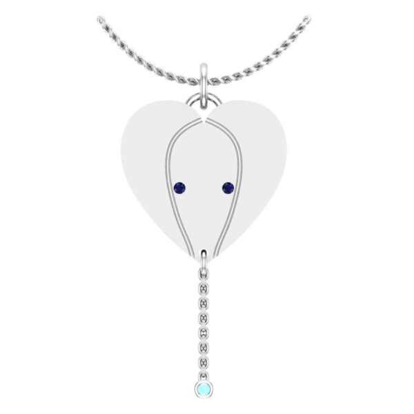 The Baby Elephant Charm (Blue eyes)